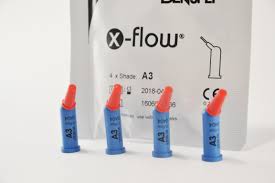 Х-Flow R-контрастный светоотв. текучий композит., Densply(4 компьюл по 0,25