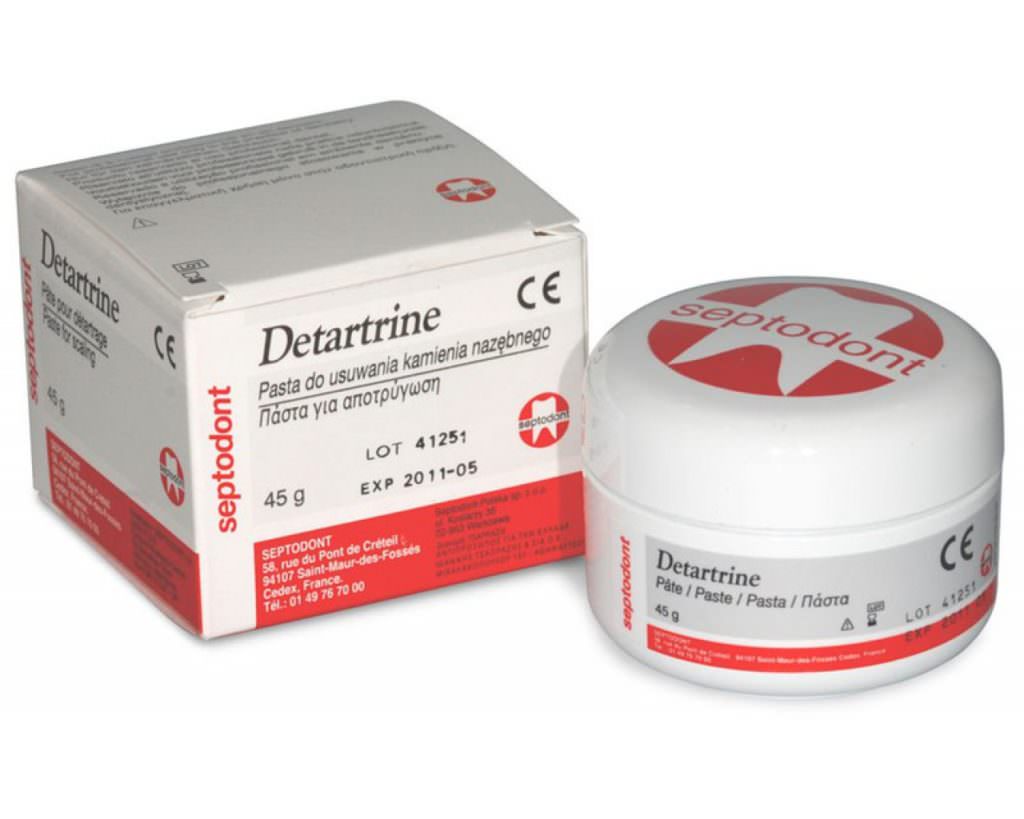 Детартрин паста /Detartrine pate паста для удаления зубного камня,НДС 10 % 45 г, Septodont