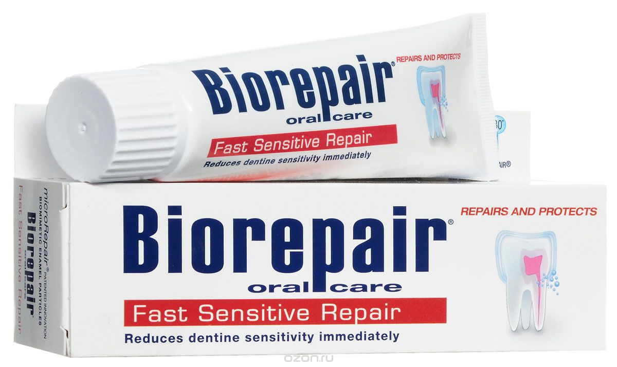 Зубная паста BIOREPAIR Sensitive Teeth Биорепейр для ЧУВСТВИТЕЛЬНЫХ зубов  75 мл