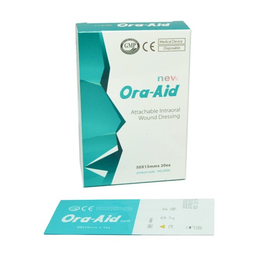 Заживляющий пластырь для слизистой рта ORA-AID 50х15, 20шт