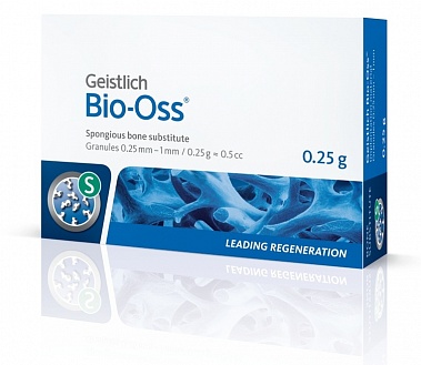 BIO-OSS 0,25 Г, ГРАНУЛЫ 0,25-1 ММ, РАЗМЕР S, НАТУРАЛЬНЫЙ КОСТНОЗАМЕЩАЮЩИЙ МАТЕРИАЛ