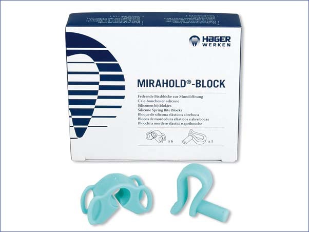 Роторасширитель со щечным ретрактором Mirahold-Block (Open-Ex) упругие прикусные блоки