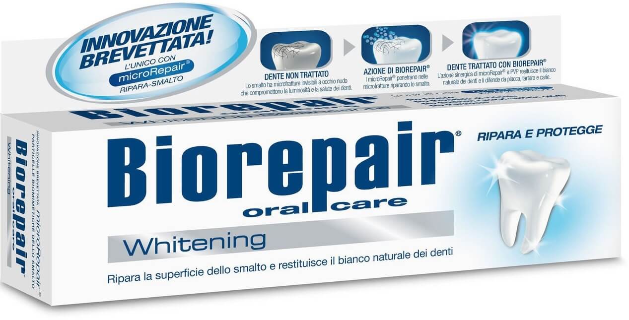 Зубная паста BIOREPAIR PRO White PLUS - Cохраняет белизну зубов,  75 ml