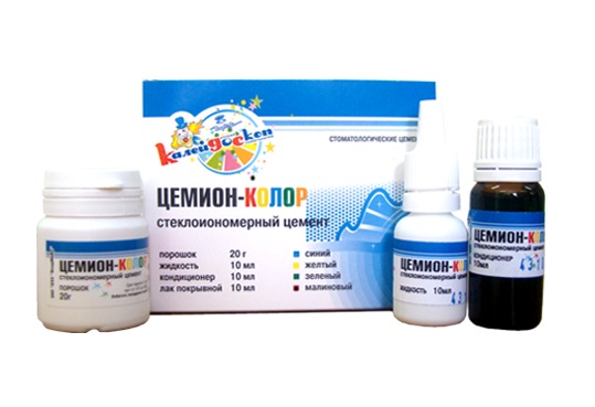 Цемион - Колор стеклоиномерный цемент