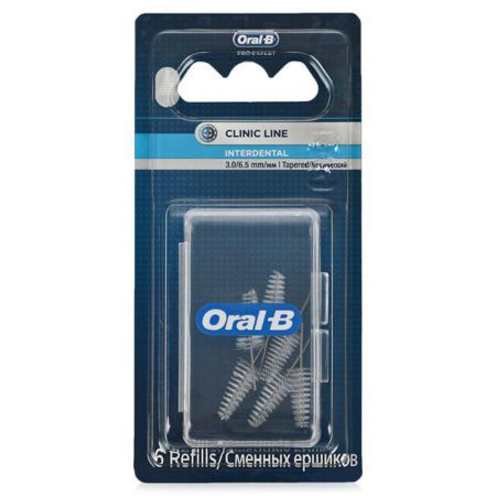 Сменные ёршики интердентальные Pro-Expert Clinic Line 6 шт.  (Oral-B)